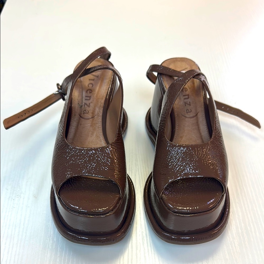 Brown Platform Sandals running from size 5.5/6